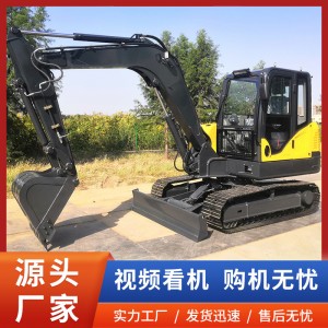 微挖小型挖掘机家用挖土机建筑工地农用60型钩机6吨小型挖掘机
