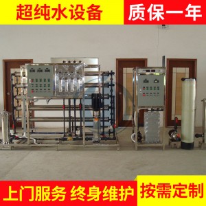 广东小型不锈钢超纯水处理 高纯水制取设备 反渗透纯化水设备定制