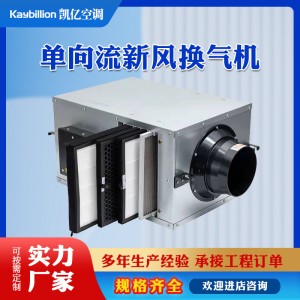 净化版新风机中央新风系统排风送风一体全屋净化单向流新风换气机