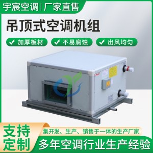 新风射流机组厂房空气处理工业降温空调 吊顶式空调机组YCJZ-001