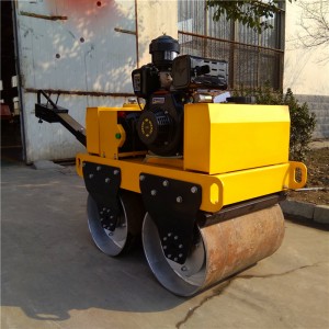 小型压路机 手扶式震压土机 微型单钢轮 路面修补机械厂家供应