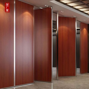 酒店活动隔断墙饭店包厢宴会厅隔断门办公室可移动隔断电 动隔断墙