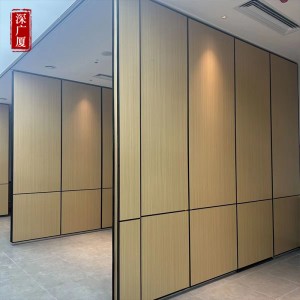 酒店宴会厅移动隔断折叠门活动隔断墙超高型隔断饭店包间 隔断屏风