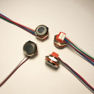 金属按钮开关超短轻触12mm16mm小型短行程按钮带线自复位防水