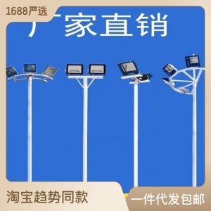 led路灯厂家户外道路广场照明灯防水太阳能球场灯市电高杆灯批发