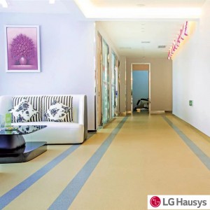 韩国LG PVC地板胶 医院学校办公耐磨环保卷材 LX养老院弹性胶地板