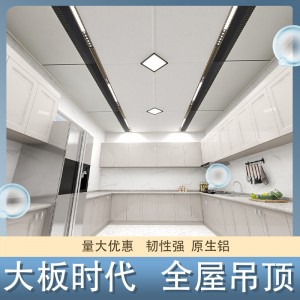 300600铝扣板集成吊顶大板厂家批发厨房餐厅客厅卫生间全套配件齐
