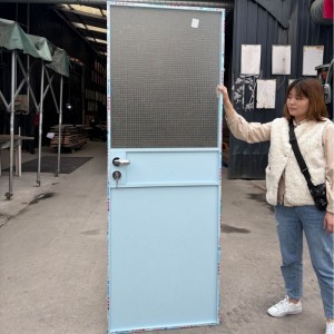 柯布西耶小蓝门推拉门卧室厕所卫生间门洗手间复古法式门玻璃移门