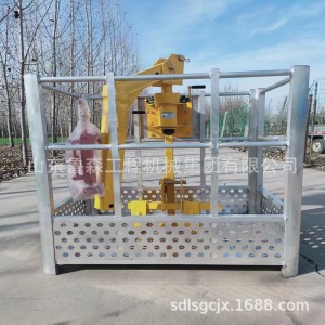 吊车通用高空作业吊篮不锈钢吊篮徐工中联三一通用顶筐吊蓝