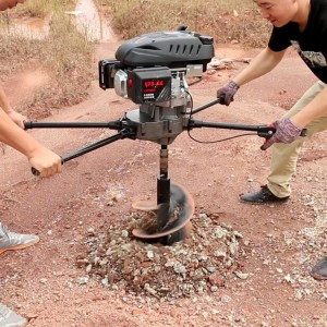 8马力双人地钻 光伏电线杆施工汽油机动力挖坑机 果园种植 更强劲