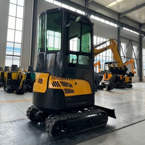 跨境多功能履带式小型挖掘机农用果园小挖机工程挖沟破碎挖土机