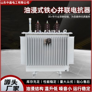 厂家直销补偿线路电容性充电电流三相电抗器油浸式铁心并 联电抗器