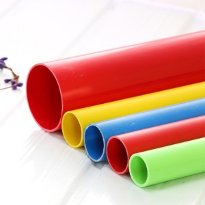 供应各种异型挤出ABS国标管 PVC塑料硬管透明管 双色共挤出包装管