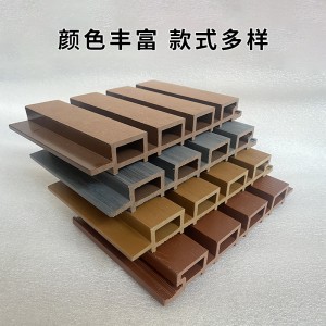户外木塑墙板一代长城板220*26室内格栅室外墙板