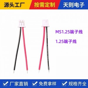 1.25端子线2P单头1007电子线导线
