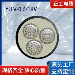 国标铝芯电缆YJLV3芯 铝芯电力电缆 低压电源线家装家用电缆定制