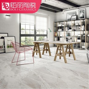 佛山现代轻奢600x1200配套600x600角砾石纹地面砖墙面砖背景墙砖