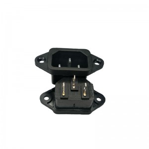 AC电源插座AC-03/带保险丝品字公座、插座/带耳朵公座/插座