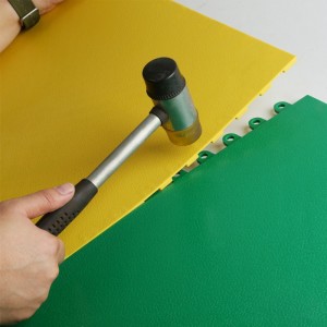 车库地板耐磨防滑绝缘PVC地胶地板工厂汽修厂能源车工位加厚地板