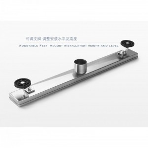 简约线性长形地漏大排量家用浴室洗衣机酒店工程不锈钢不锈钢地漏
