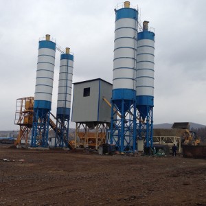hzs50 60 75 90方搅拌站免基础混凝土搅拌站工程水泥稳定土搅拌站