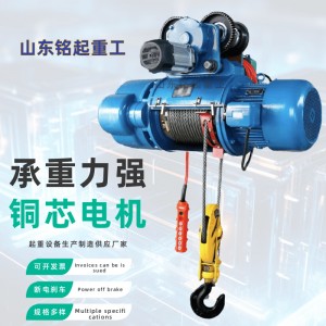 CD1型钢丝绳电动葫芦厂家3吨5吨10吨工业起重葫芦单轨吊起重机
