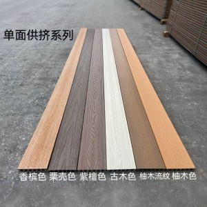 重庆户外木塑地板，塑木地板，防滑，浮雕压花，共挤木塑地板批发